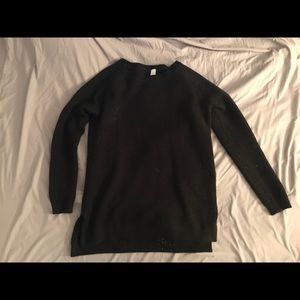 Black Knitted Sweater